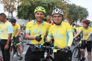กิจกรรม “Bike อุ่นไอรัก” ภายในงานอุ่นไอรัก คลายความหนาว “สายน้ำแห่งรัตนโกสินทร์”